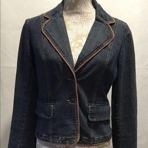 INC International Concepts Denim Jacket Size S